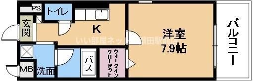 ブルームメゾン南草津の間取り画像