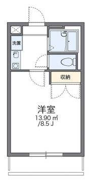 レオパレス中島の間取り画像