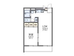レオパレスみゆきの間取り画像