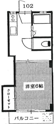 コーポ・ハスミの間取り画像