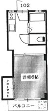 コーポ・ハスミの間取り画像