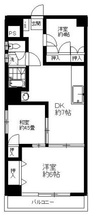 サンライズ西葛西の間取り画像
