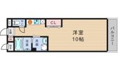 フレンテ靭公園の間取り画像