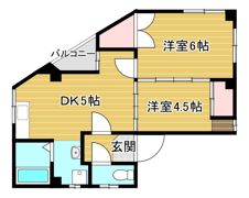 パークハイツ九条北の間取り画像