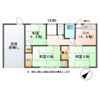 藤田一戸建て借家（的場様）の間取り画像