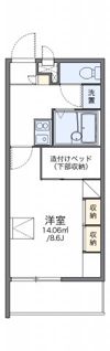 レオパレスサンブリッジⅣの間取り画像