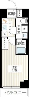 ARCOBALENO MUSASHIKOSUGIの間取り画像