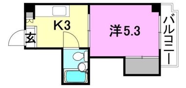 プロヴァンス桑原の間取り画像