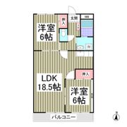 エルヴェ武里の間取り画像
