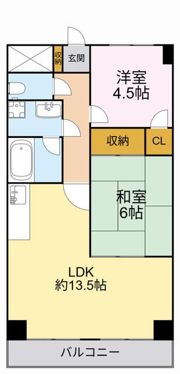 シャルマンコーポ壱番館の間取り画像
