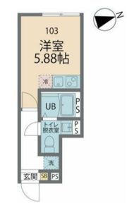 カインドネス国分寺本多の間取り画像