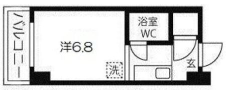 カサベラ花隈の間取り画像