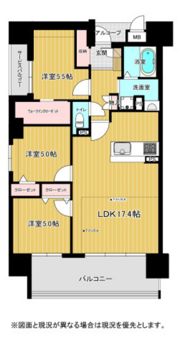 リビンコートスタイル問屋町の間取り画像