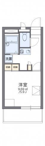 レオパレス柳谷の間取り画像