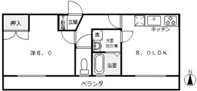 グランディーYの間取り画像