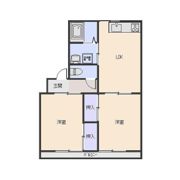 コンフレールみやこの間取り画像