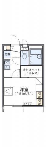 レオパレスKOMUGIの間取り画像
