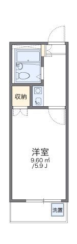 レオパレスエクセル領家の間取り画像
