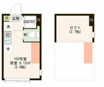 ハーモニーテラス仲宿Ⅴの間取り画像
