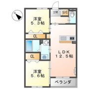 ORUTE東野の間取り画像