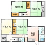 熊野町平谷戸建ての間取り画像