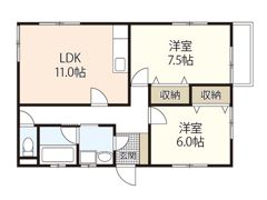 ぺろ・い・ふぁみりあ中野東B棟の間取り画像