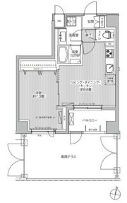 アンソレイエ飯田橋の間取り画像