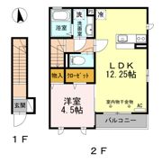 ラヴェール美松の間取り画像