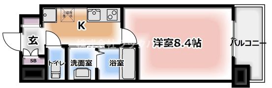 Luxe門真Ⅱの間取り画像