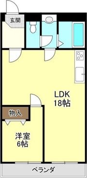 NK植田(マンション泉)の間取り画像