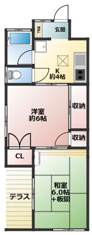 フジコーポの間取り画像