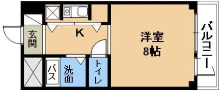 第24長栄アビタシオンの間取り画像