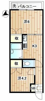 メゾン栄和の間取り画像
