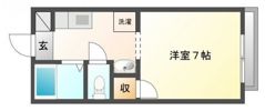 フレグランスM1の間取り画像