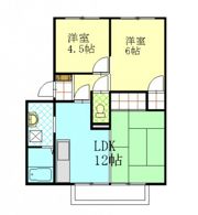 ロジュマン湊Aの間取り画像