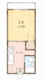 サンハイツの間取り画像