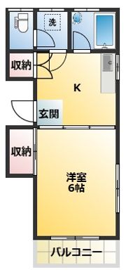 サンライズ吉巳2号館(よしみ)の間取り画像
