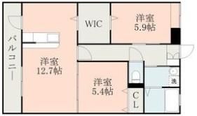 リヴィエールⅢの間取り画像
