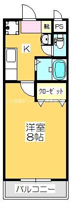 ハイネス郡家の間取り画像
