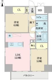 プロシード池下の間取り画像