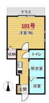 レオン京橋の間取り画像