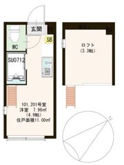 コーポ北池袋の間取り画像