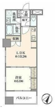 エルフラット板橋本町の間取り画像