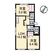 メゾン桜の間取り画像