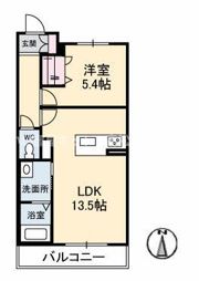 シャーメゾン丸亀の間取り画像