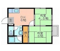 コーポモザン105の間取り画像