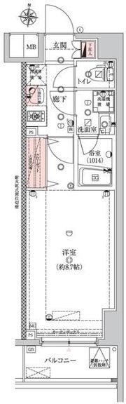 エストゥルース両国の間取り画像