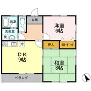 セラヴィ2階西の間取り画像