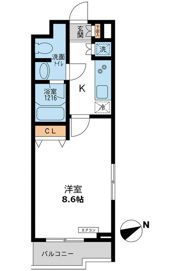 パシフィックコート目黒南の間取り画像
