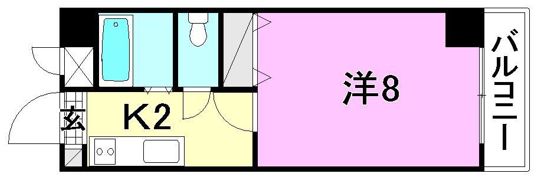 プライムone道後の間取り画像
